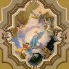 Homlokzati freskó - egy Asszony, fején tizenkét csillagból korona
